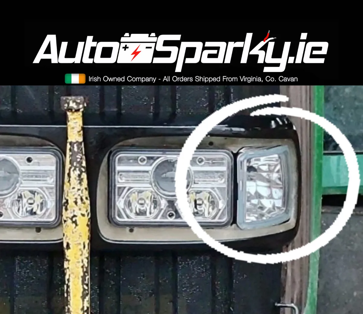 John Deere 6020/6030 Std LED Bonnet Corner Lights - Image 1