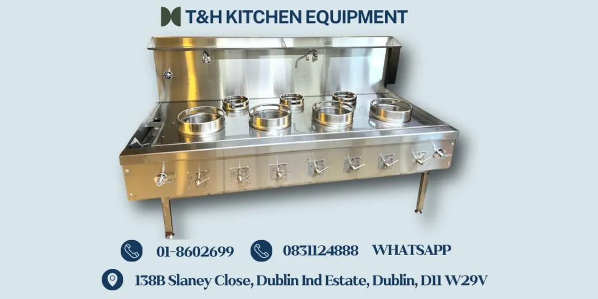 5/4/3/2/1 Burner Wok Cooker Cooking Station Asian - Image 1