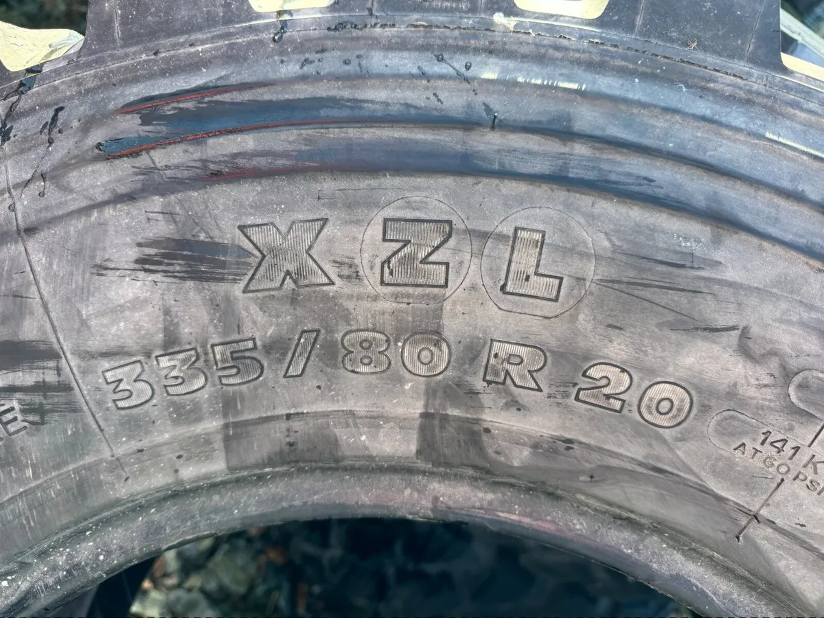 335/80- 20 Michelin Tyres - Image 3