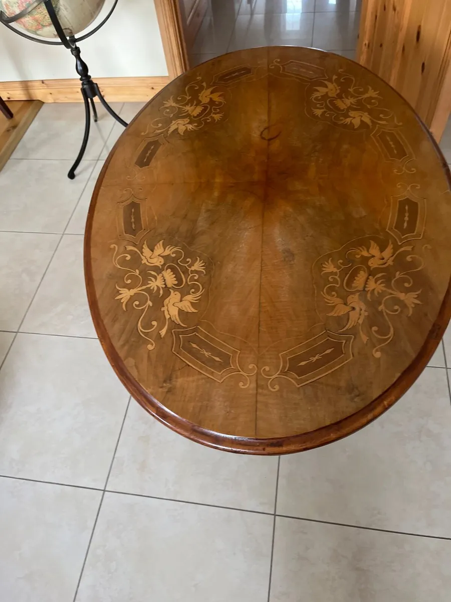 Walnut Victorian table - Image 2