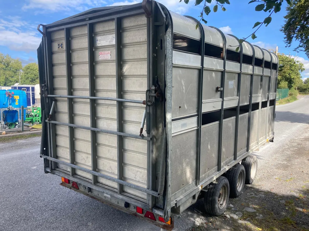 08 Ifor Williams DP120 14ft Sheep Decks Trailer - Image 4
