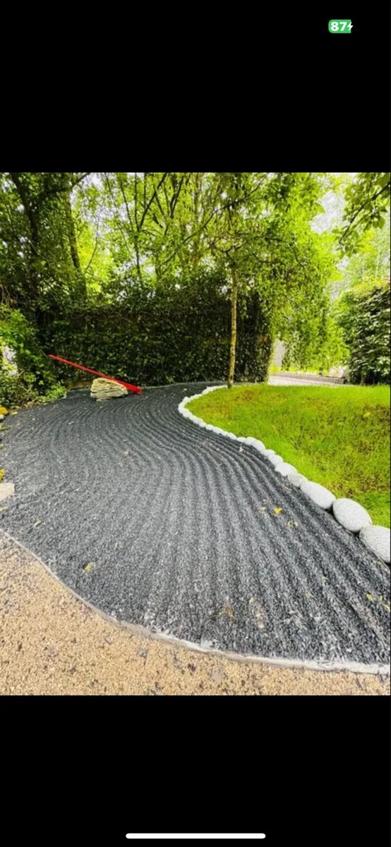 Decorative stone plum slate cobbles pebbles rocks - Image 4