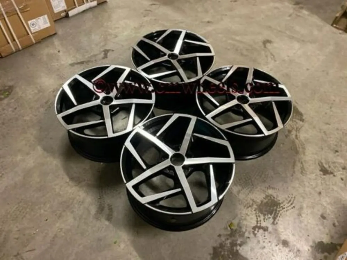 18 19″ Inch VW Golf R Dallas Style Alloys 5x112 - Image 1