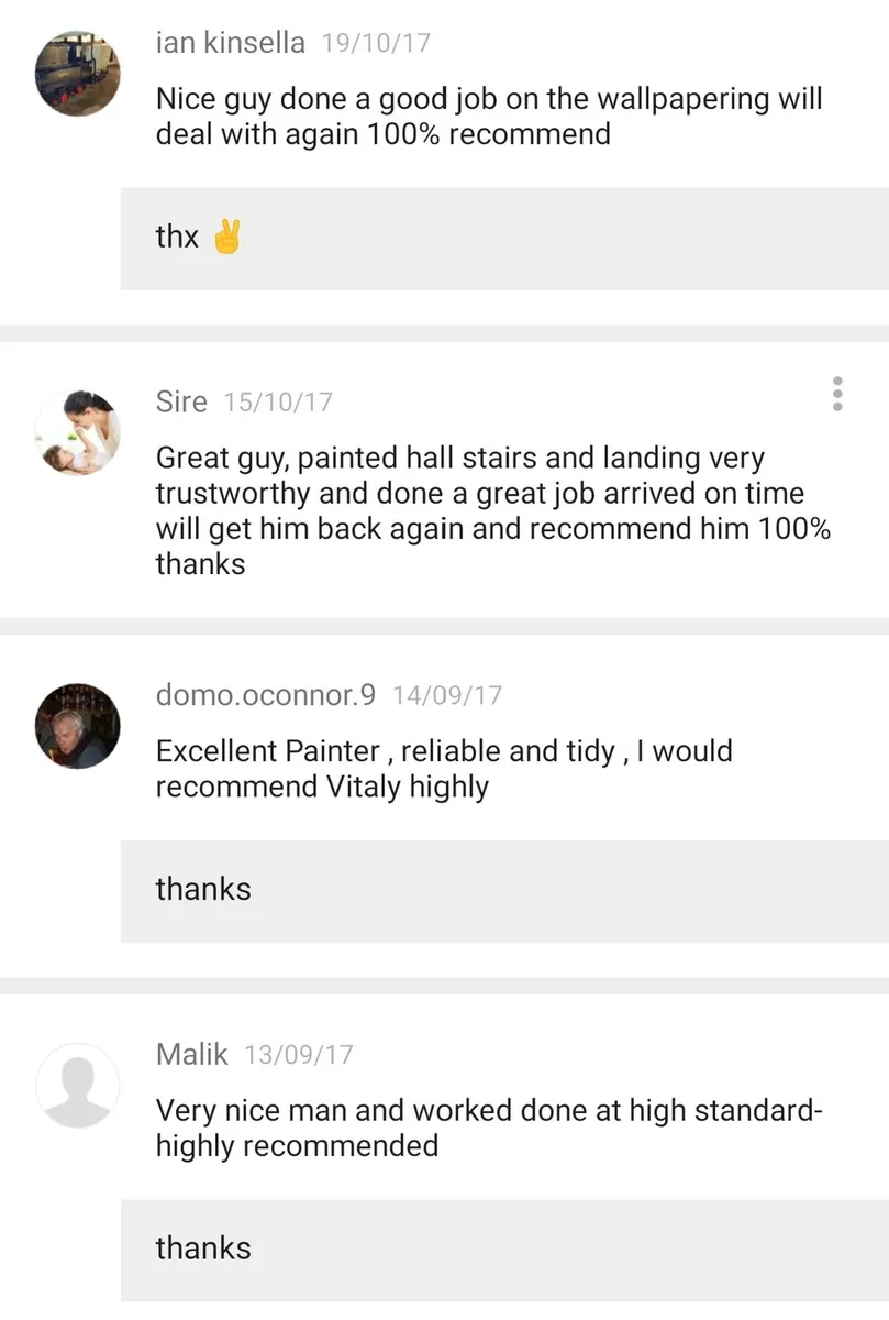 Painter&Decorator available Dublin Wexford Wicklow - Image 3