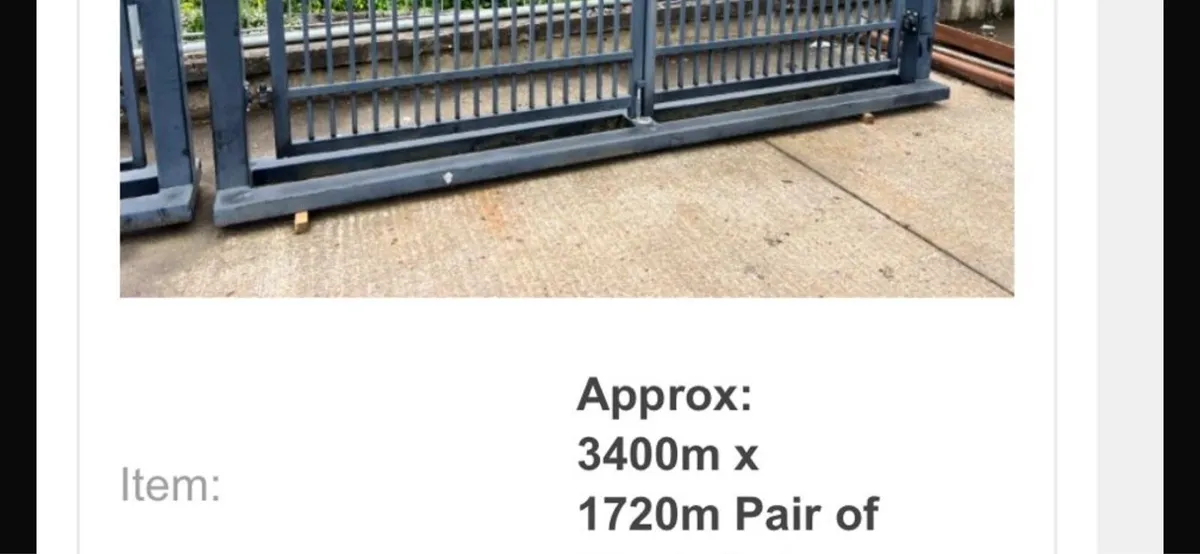 Galvanised Gates - Image 2