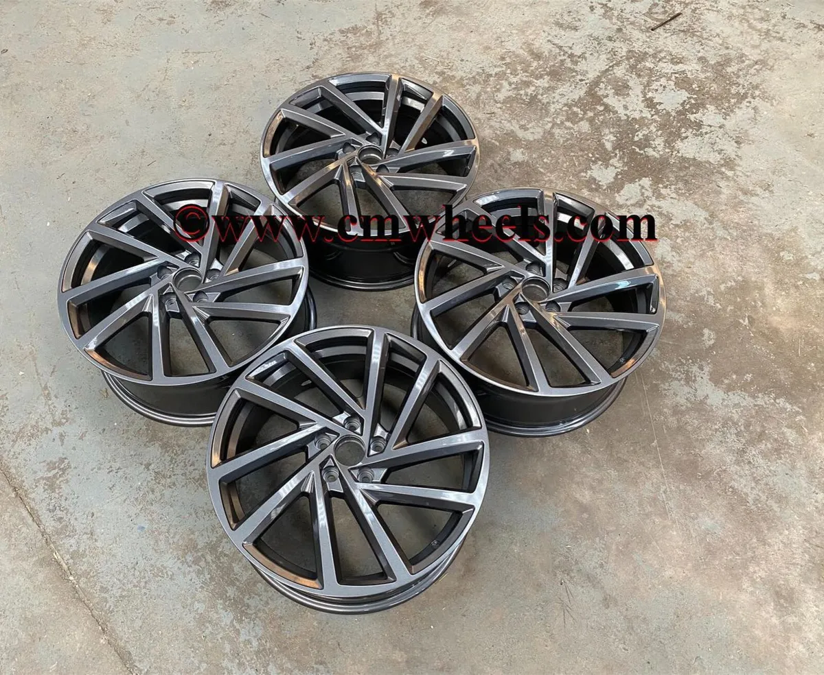 18 19 Inch Spielbergs Style Alloys VW GOLF R 5X112 - Image 2