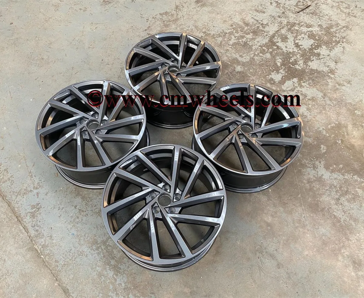 18 19 Inch Spielbergs Style Alloys VW GOLF R 5X112 - Image 3