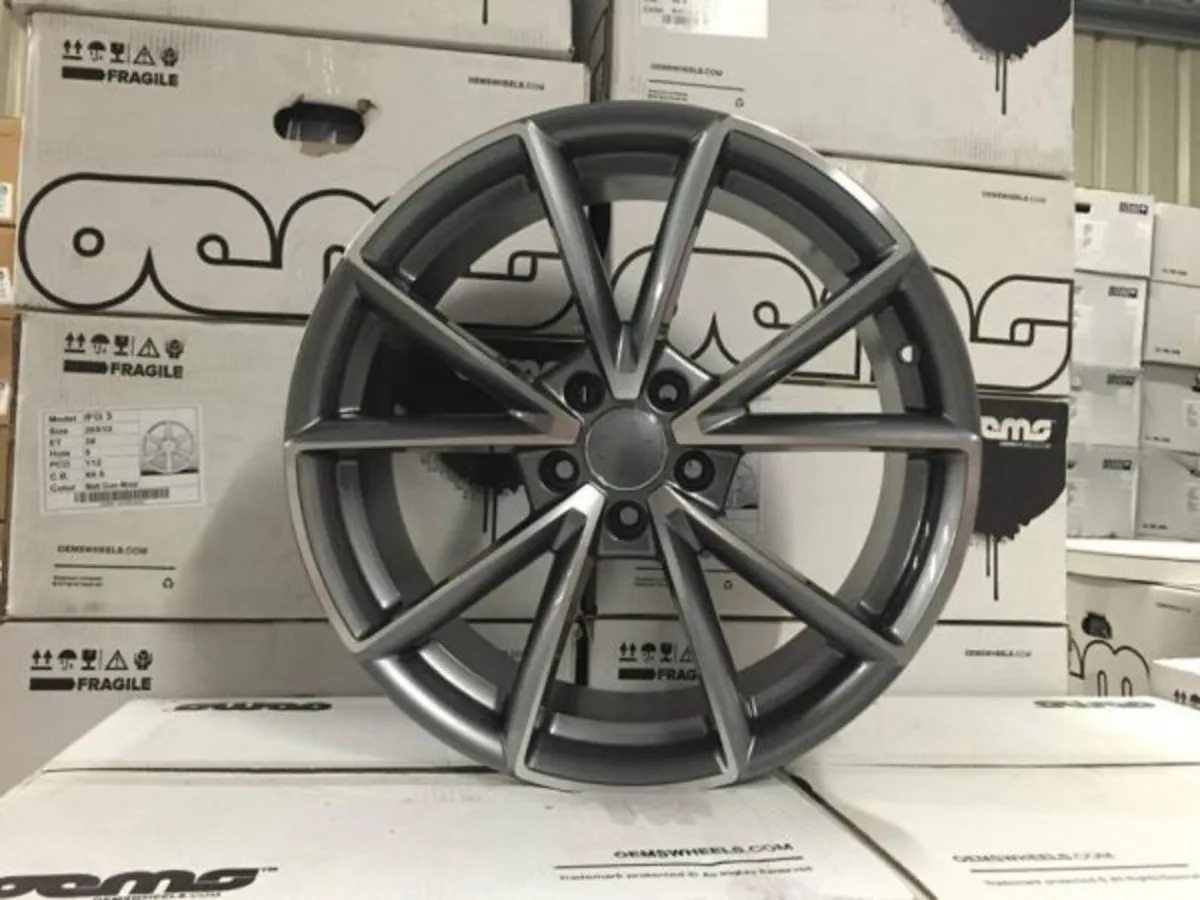 18 19 20" Inch Audi RS4 V Spoke style alloys 5x112 - Image 4
