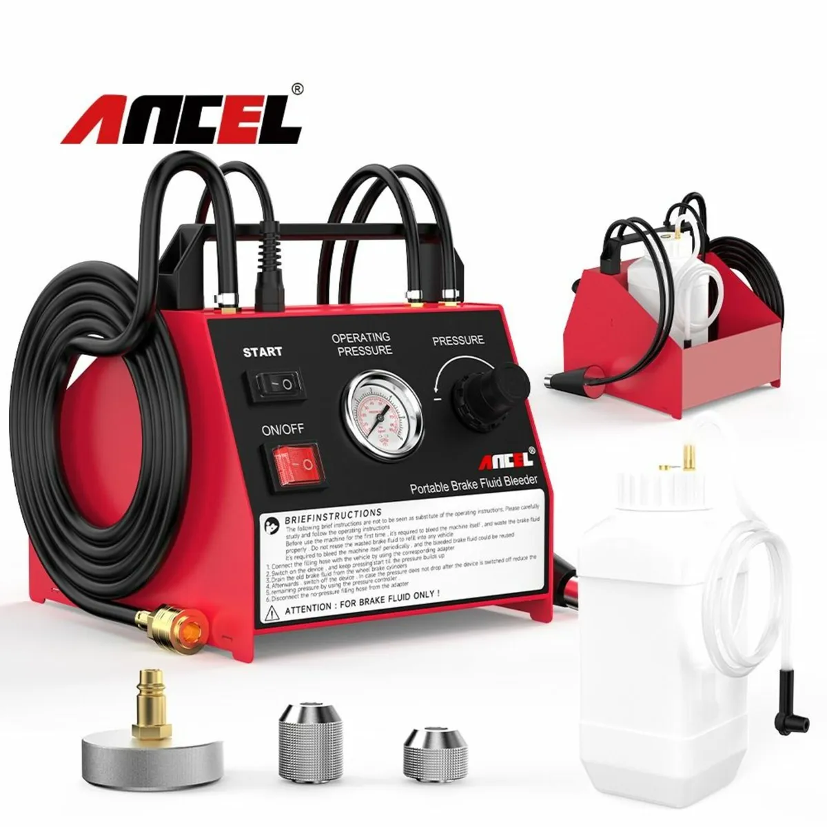 Automotive Portable Brake Fluid Bleeder Machine - Image 3