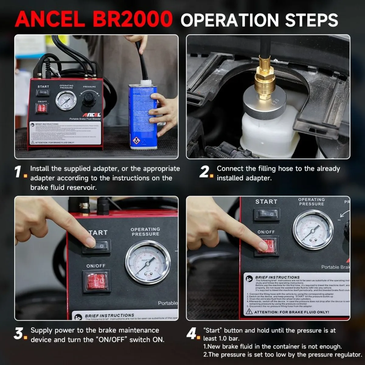 Automotive Portable Brake Fluid Bleeder Machine - Image 4