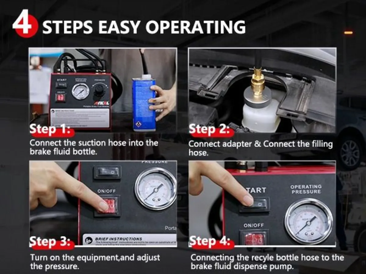 Automotive Portable Brake Fluid Bleeder Machine - Image 2