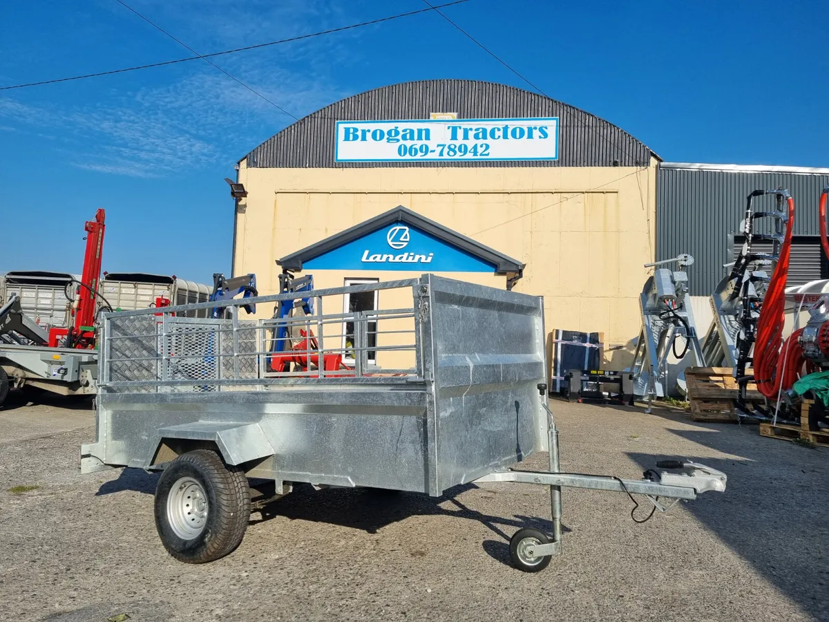 7 X 4 Foot Trailer with Ramp Door - Image 1