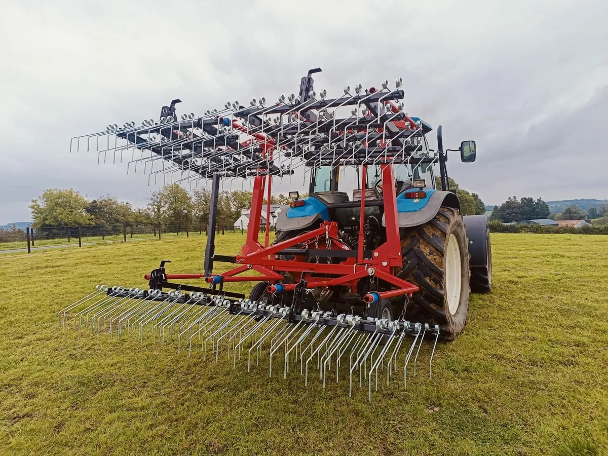 New Stekro 6 Meter Grass Tine Harrows - Image 1
