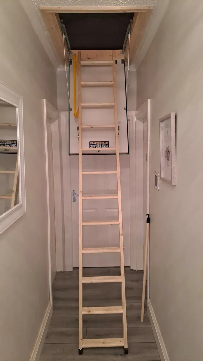 INSULATED LOFT LADDER SUPPLIED & FITTED - Image 2