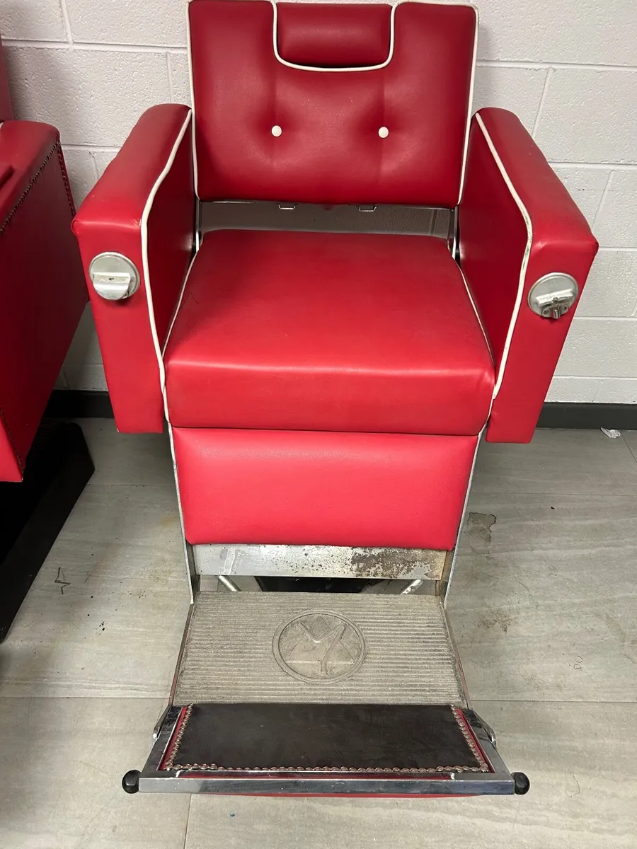 BARBER CHAIRS Antique Belmonts FULLY RESTORED - Image 1