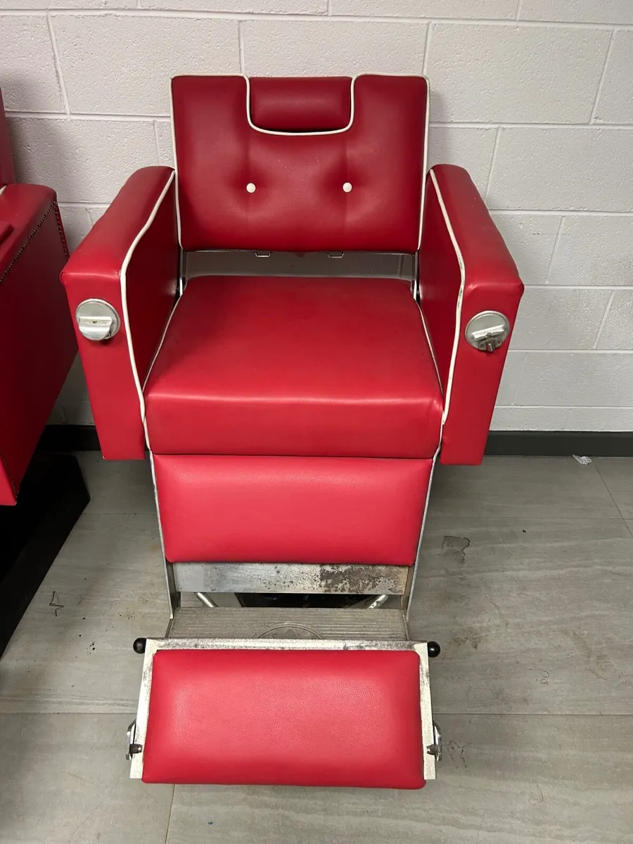 BARBER CHAIRS Antique Belmonts FULLY RESTORED - Image 2