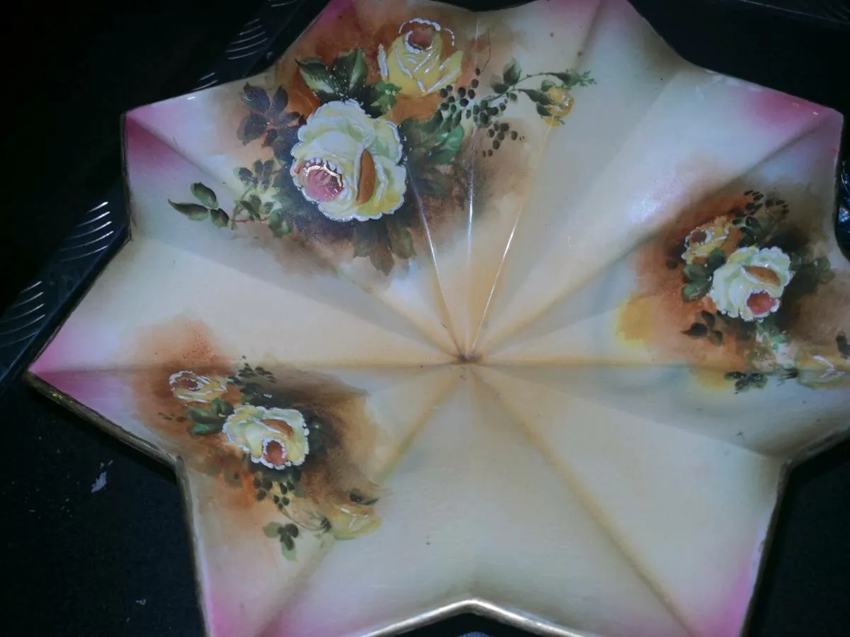 Antique Royal Art Longton pedestal bowl - Image 2