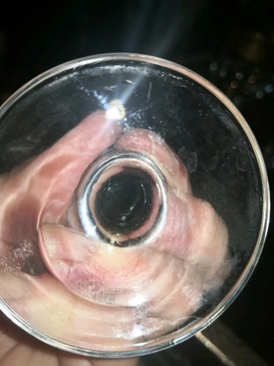 Superb Fratelli Fumo Hand blown crystal gold x4 - Image 4