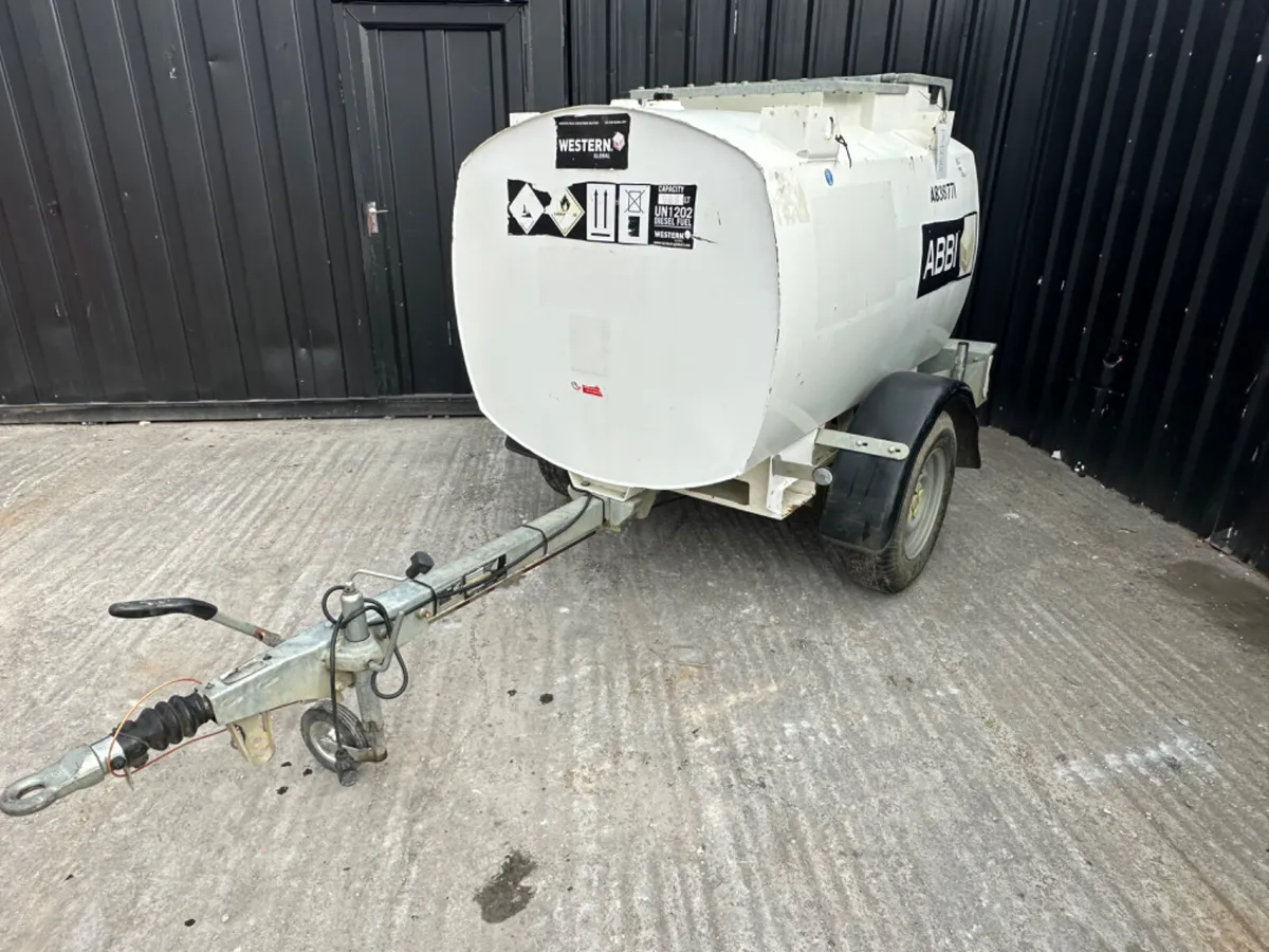 Western 950L Bunded Fuel Bowser - Image 1