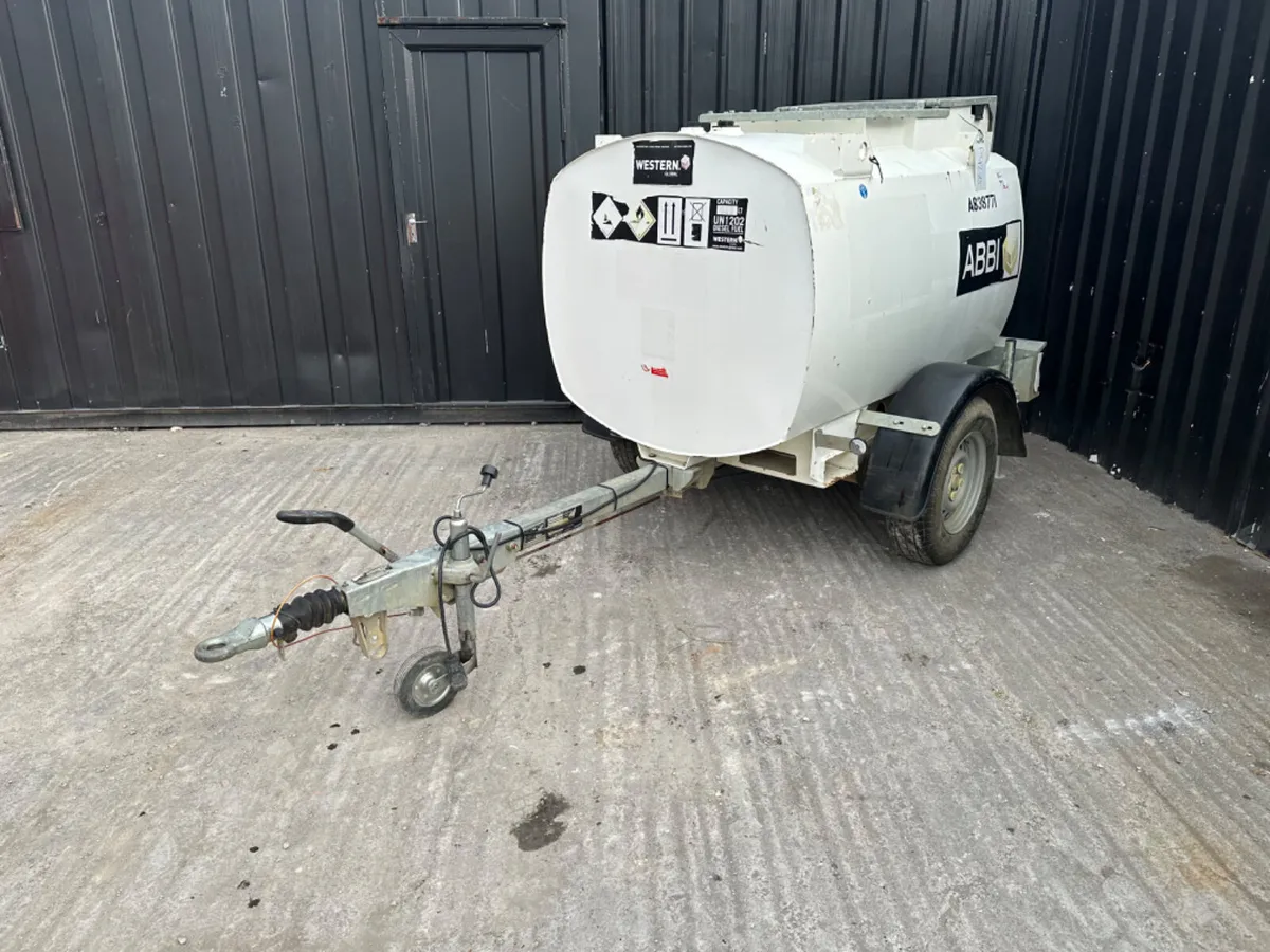 Western 950L Bunded Diesel Bowser - Image 1