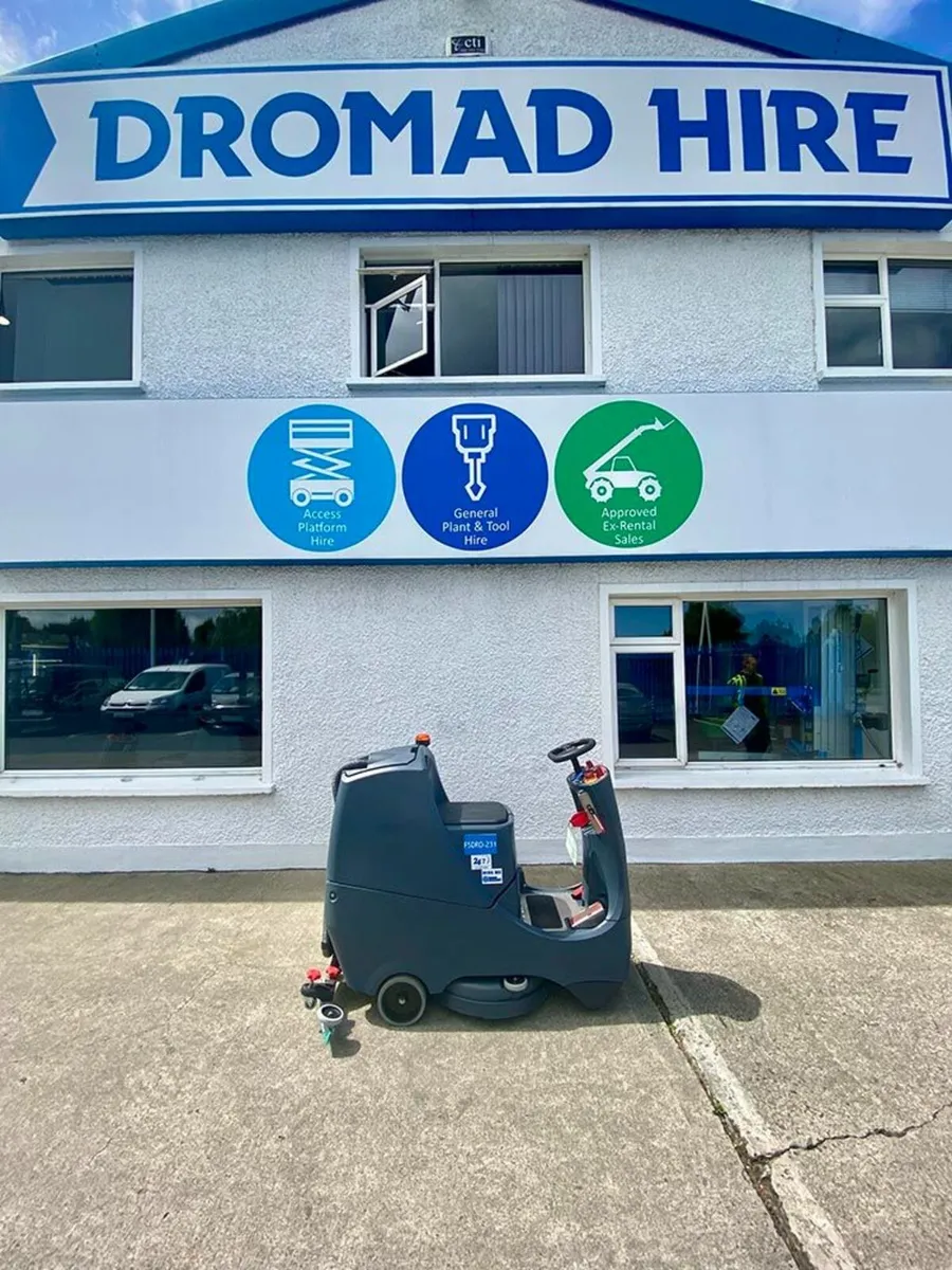 Numatic Ride-on Scrubber Dryer - Image 1