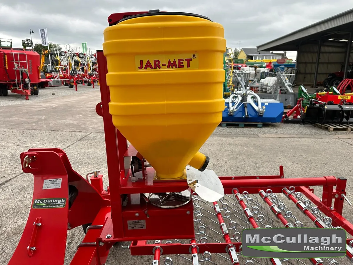 New Jarmet 3m Grass Stitcher Spring Tine Harrow - Image 1