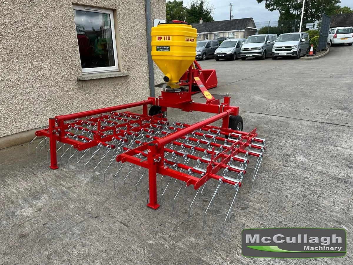 New Jarmet 3m Grass Stitcher Spring Tine Harrow - Image 3