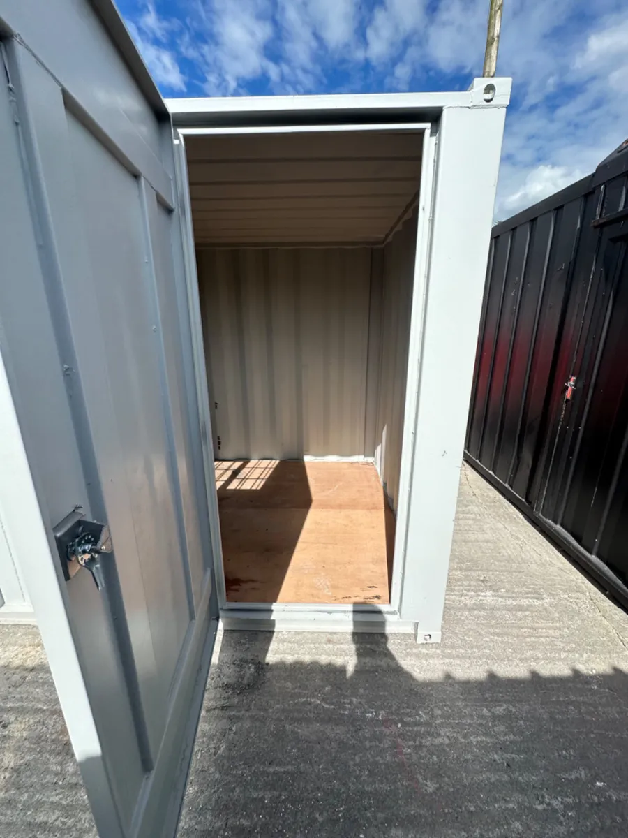 8ft Office Container with Pedestrian Door - Image 4