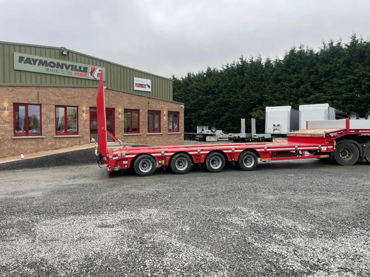 2025 FAYMONVILLE 4 AXEL 9FT WIDE LOW LOADER - Image 3