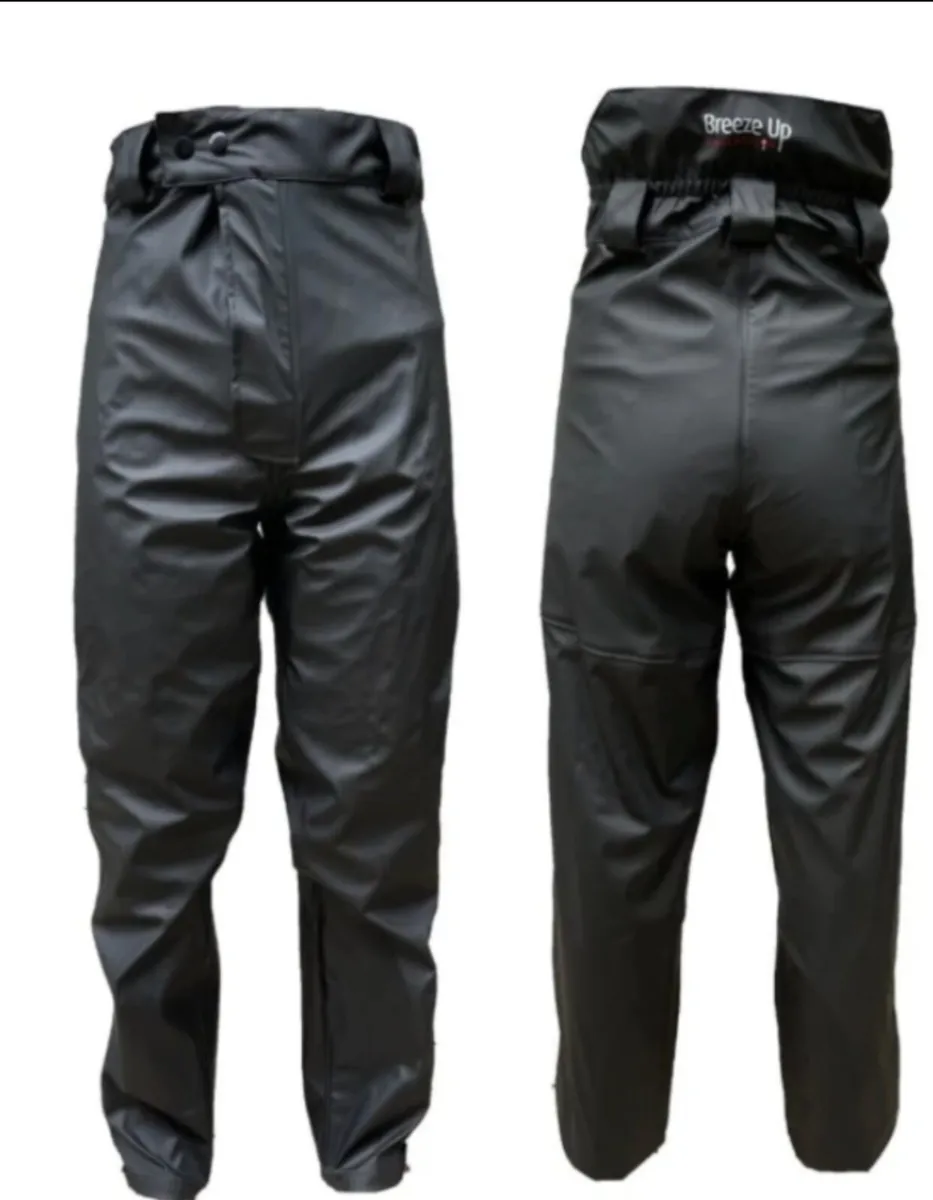 Breeze Up "Monsoon" Waterproof Trousers Black