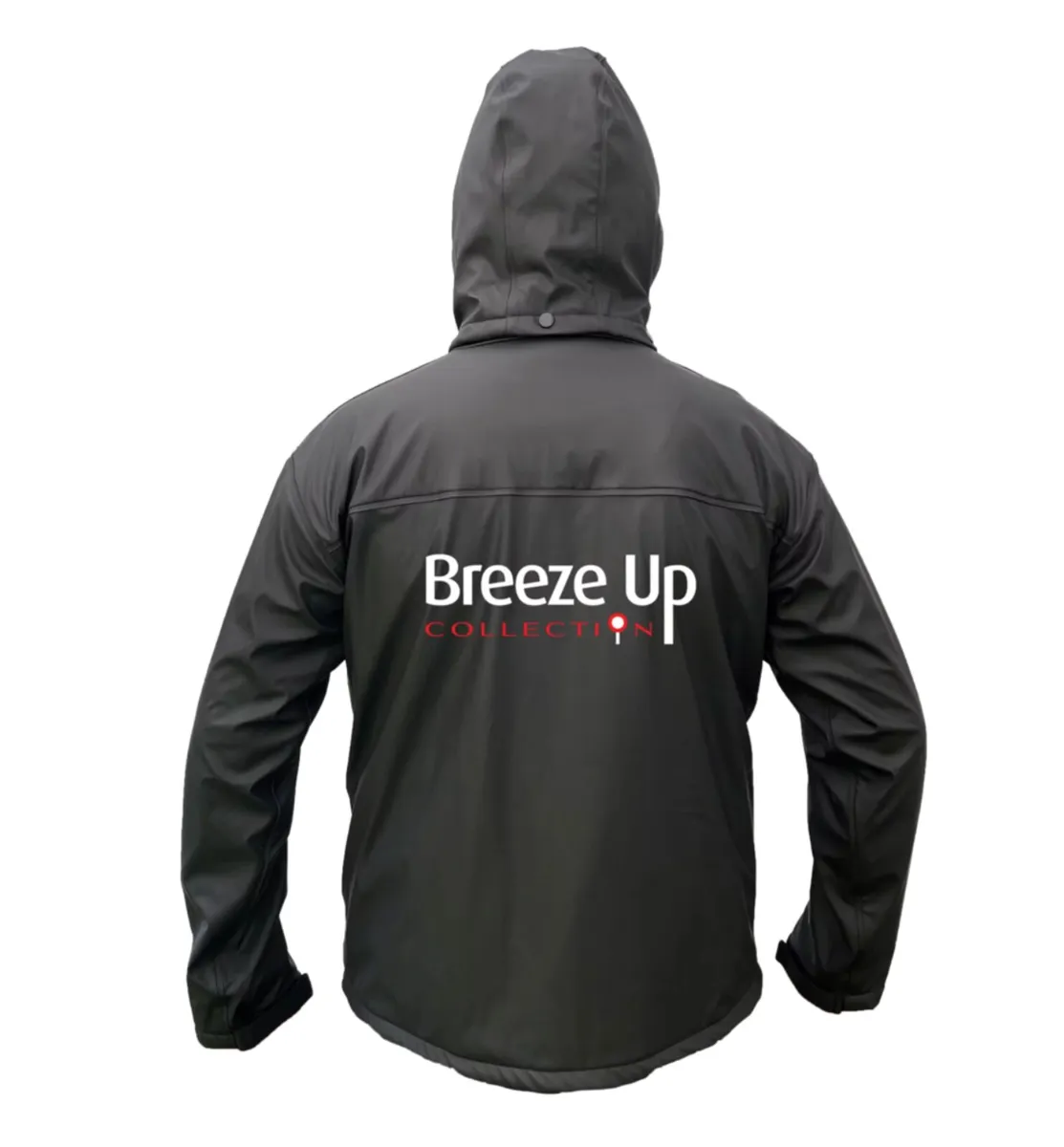 Breeze Up 'Monsoon' Waterproof Jacket Black Brande - Image 1