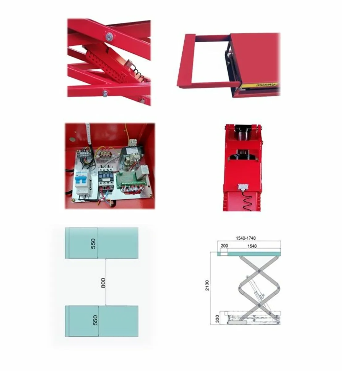 Car /  Van Infloor Sissors  Lift 3500 Kgs - Image 2