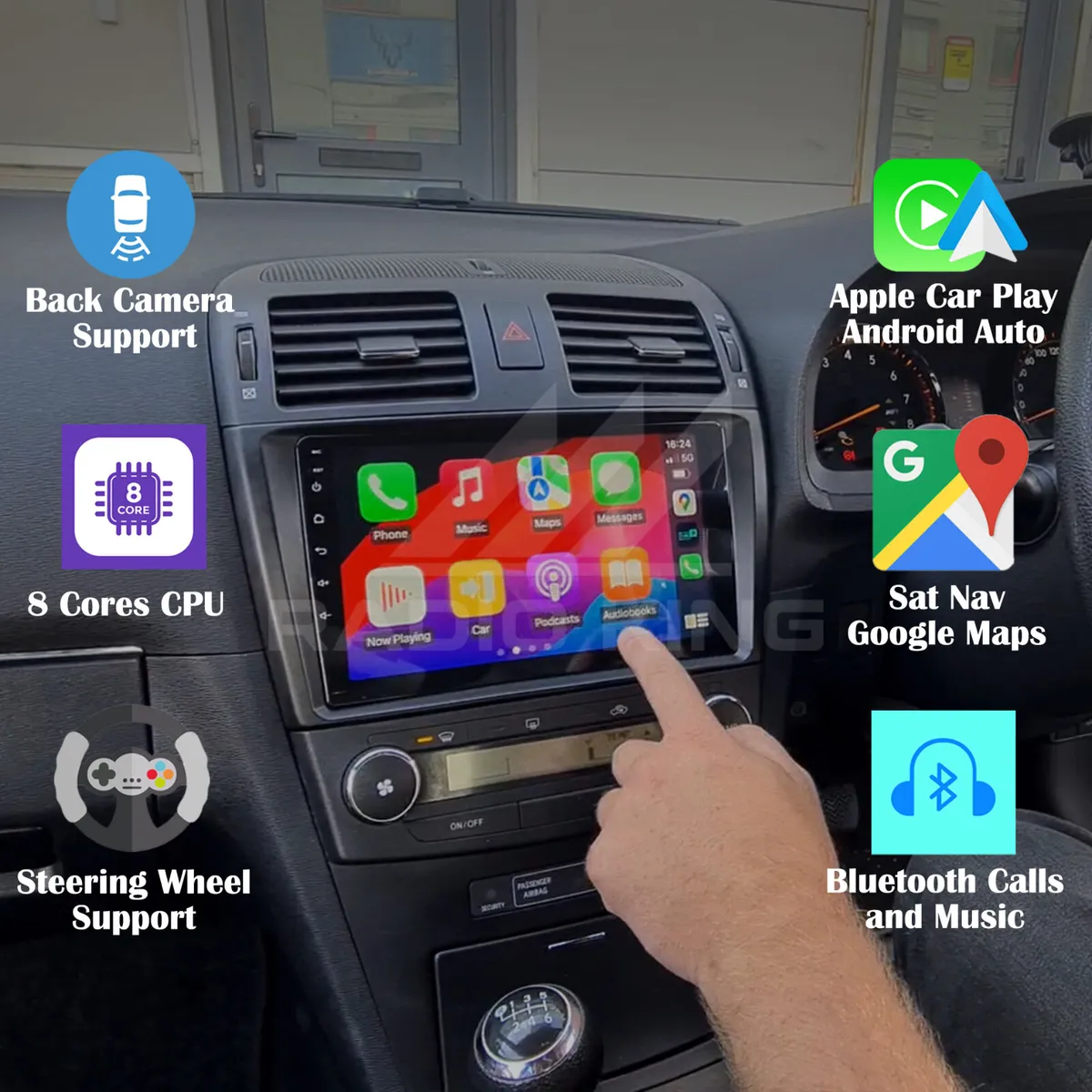 PREMIUM CARPLAY TOYOTA AVENSIS ANDROID AUTO AUDIO - Image 1