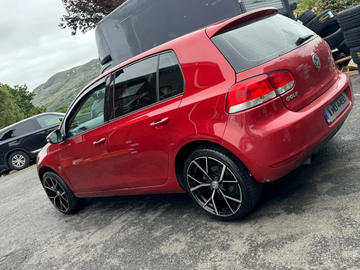 18” Vw 5x112 alloys black / polished face - Image 1