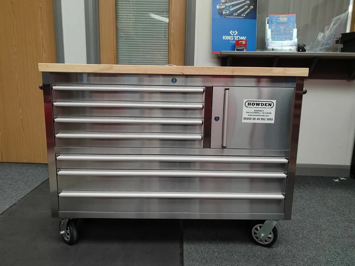 Stainless Steel 48" Toolchest Rolling Workbench - Image 4