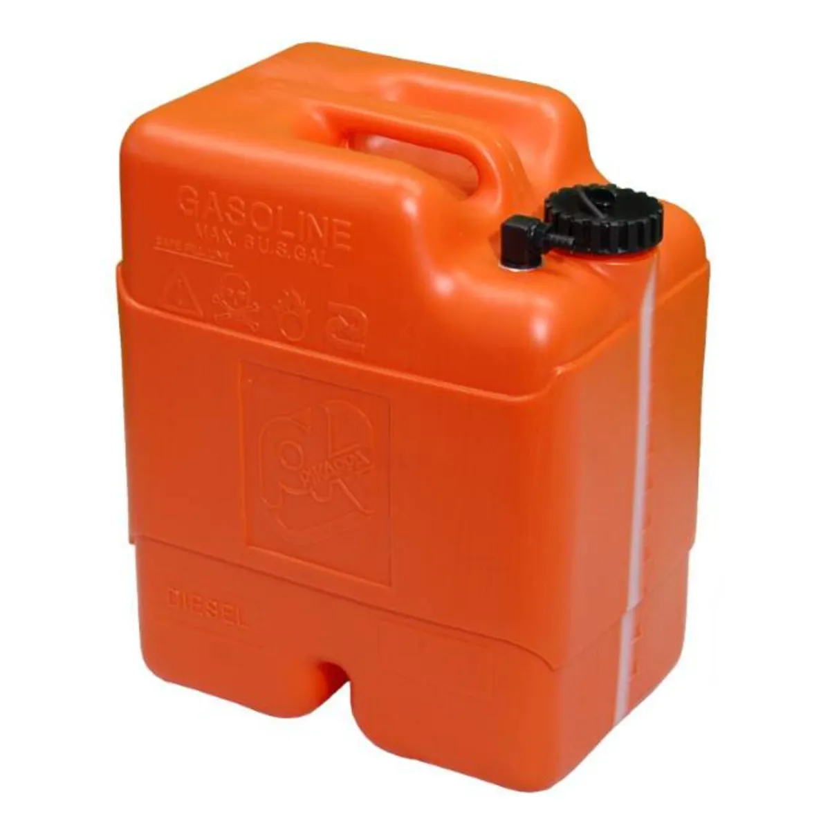New Plastic fuel tank 22 ltr. 40x33x24cm
