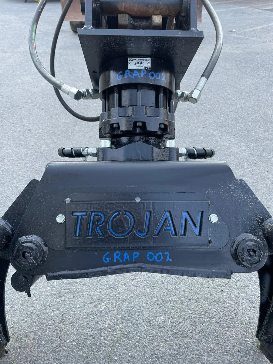 Trojan 5 ton Hydraulic rotating grapple - Image 1
