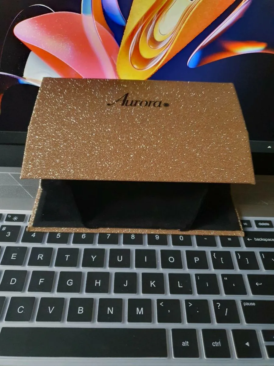 Aurora Gold Sparkly Sunglasses Glasses Case / NEW - Image 3