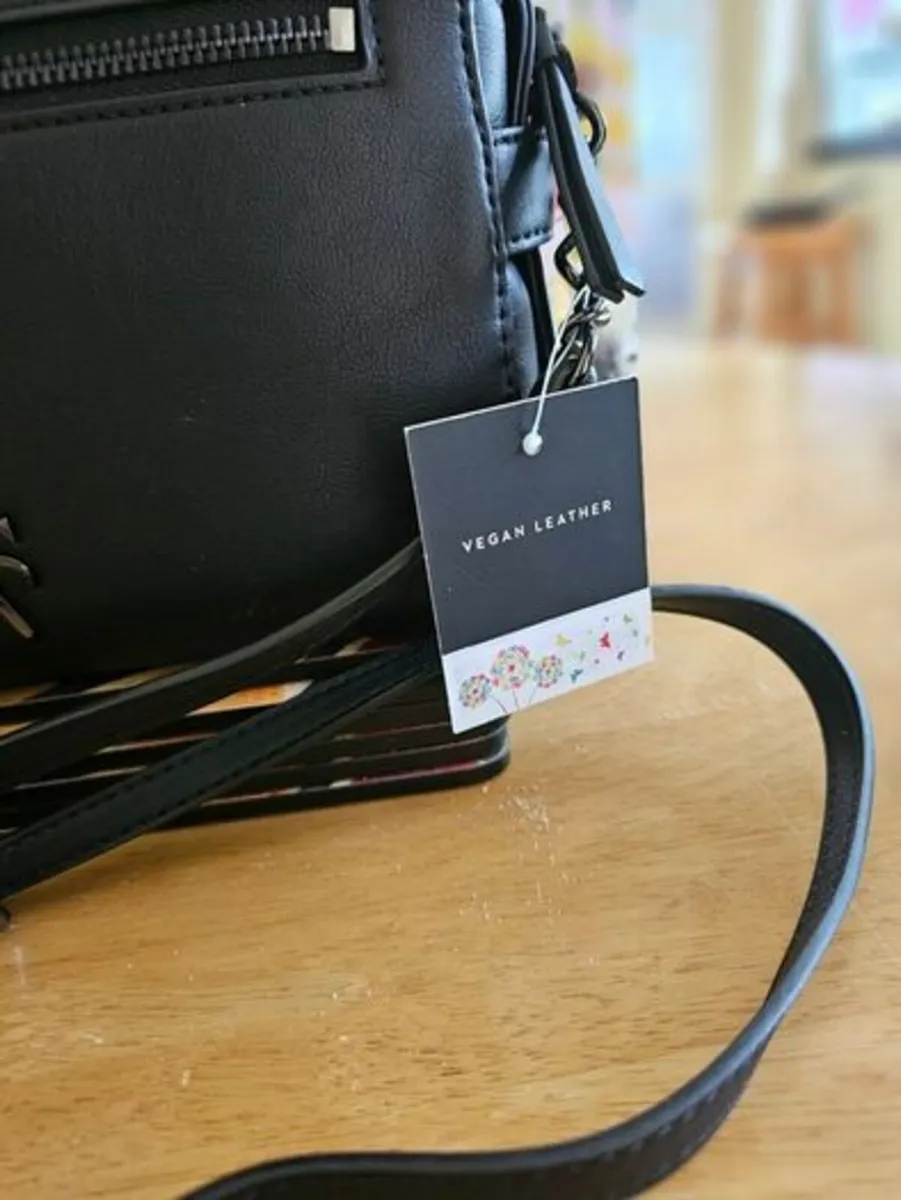 Vera Wang Vegan Leather Cross-Body Bag / NEW - Image 2