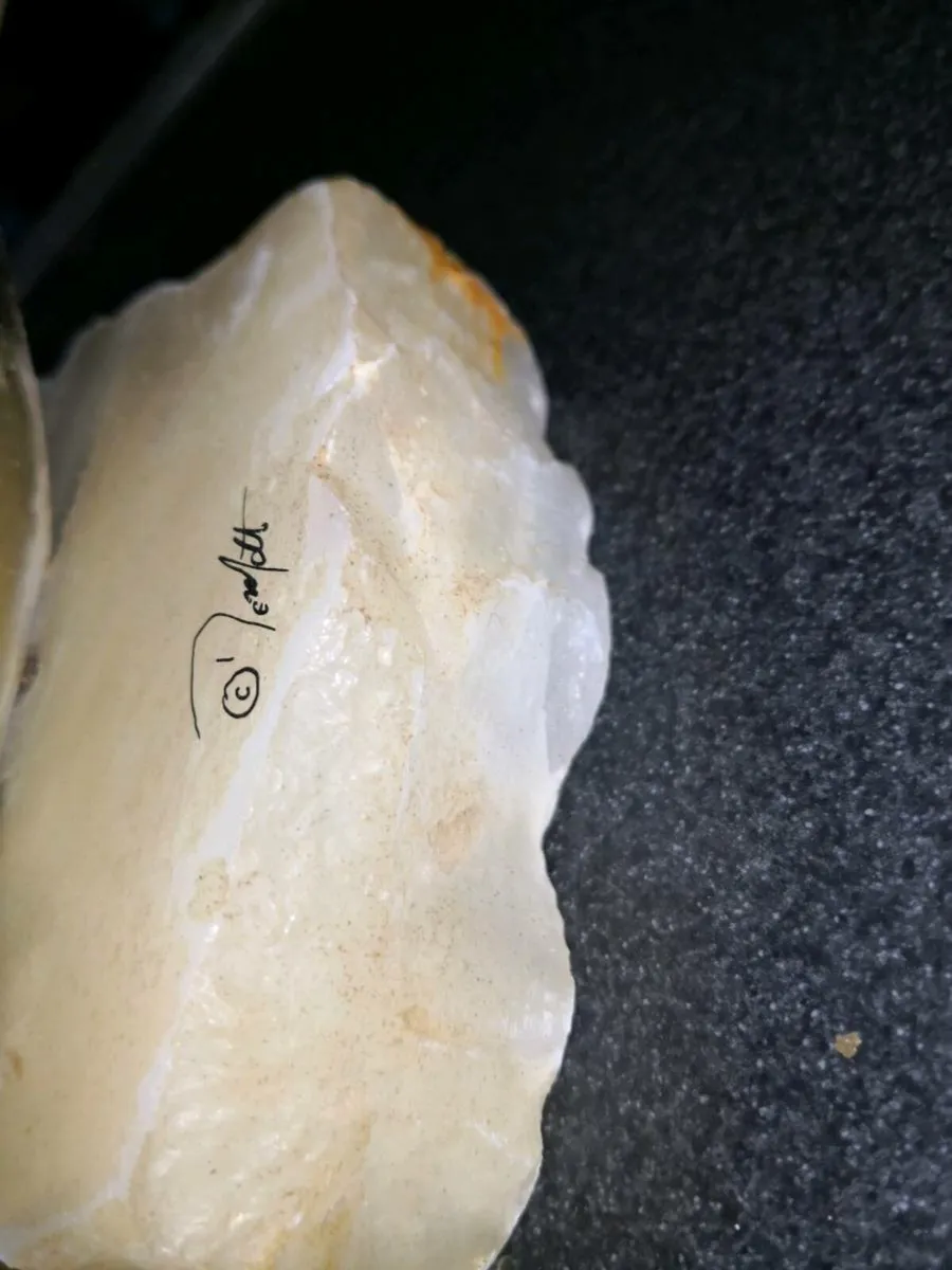 Brass sailing boat on crystal stand - Image 4