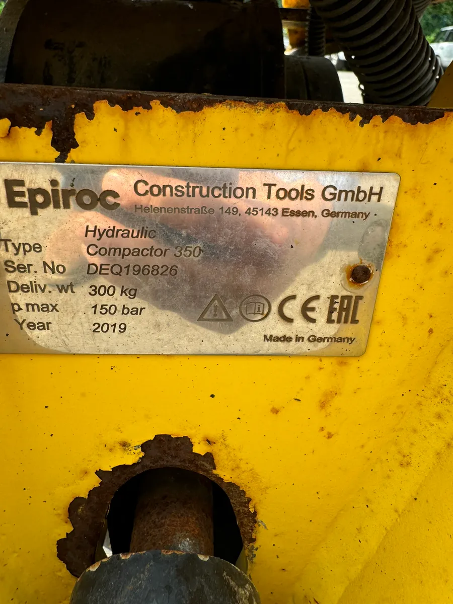 Epiroc / Atlas Copco CP350 Compaction Plate. Sale - Image 4