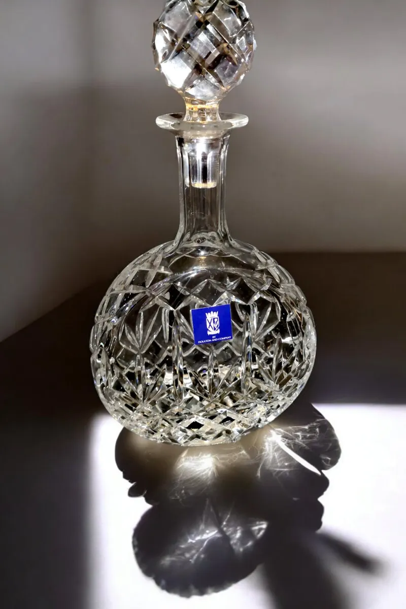 Royal Doulton crystal decanter