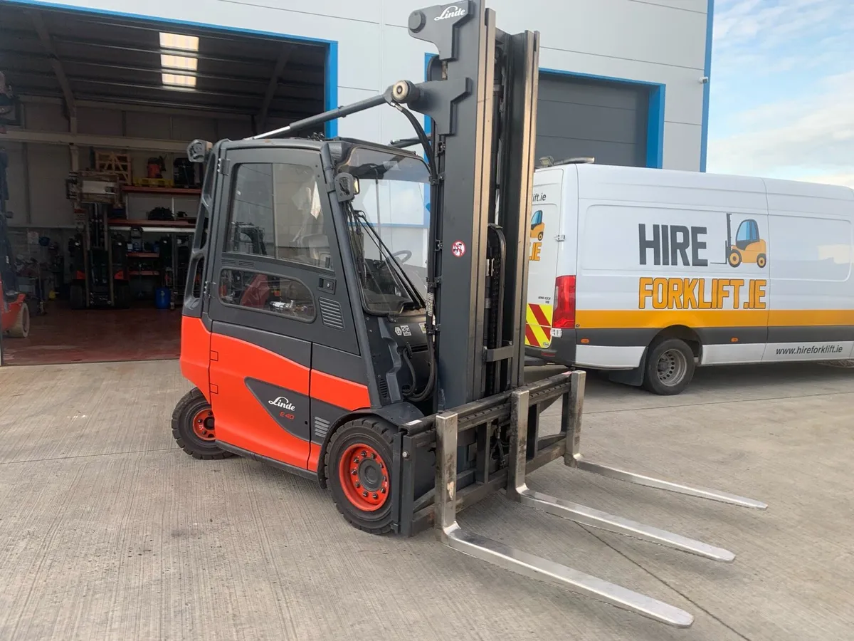 Linde E40 Zone 2 Pyroban forklift - Image 1