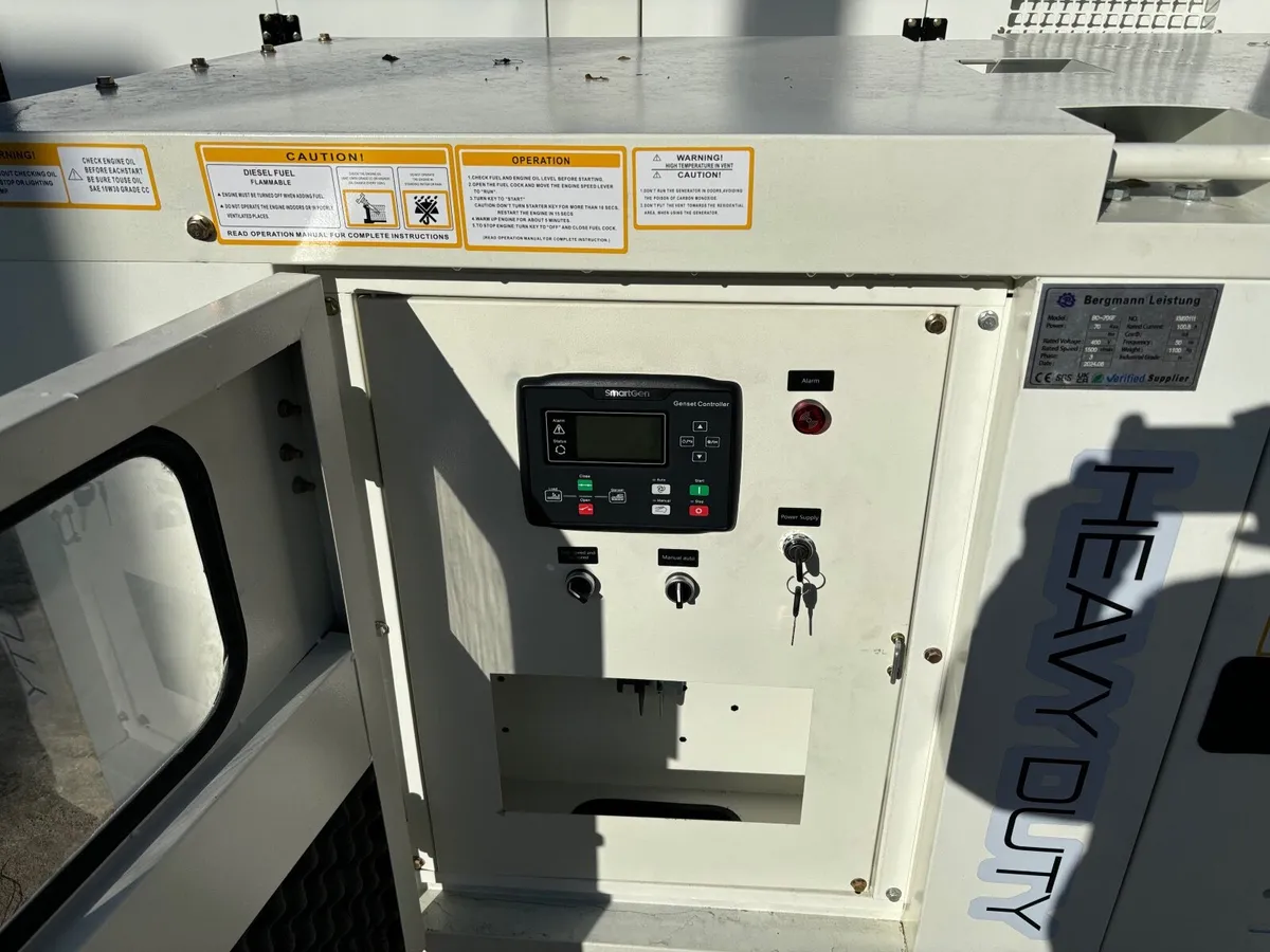 Generator 70 KVA 400/230 v Autostart 2024 NEW - Image 3