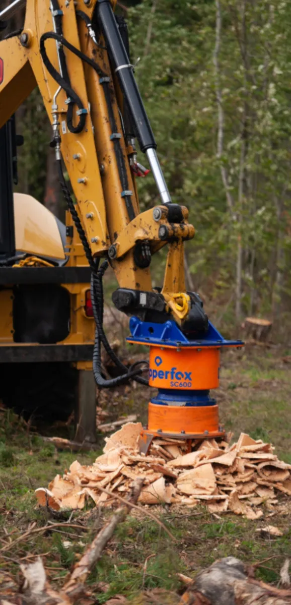 Attachment Hire , Dipperfox Stump Grinder