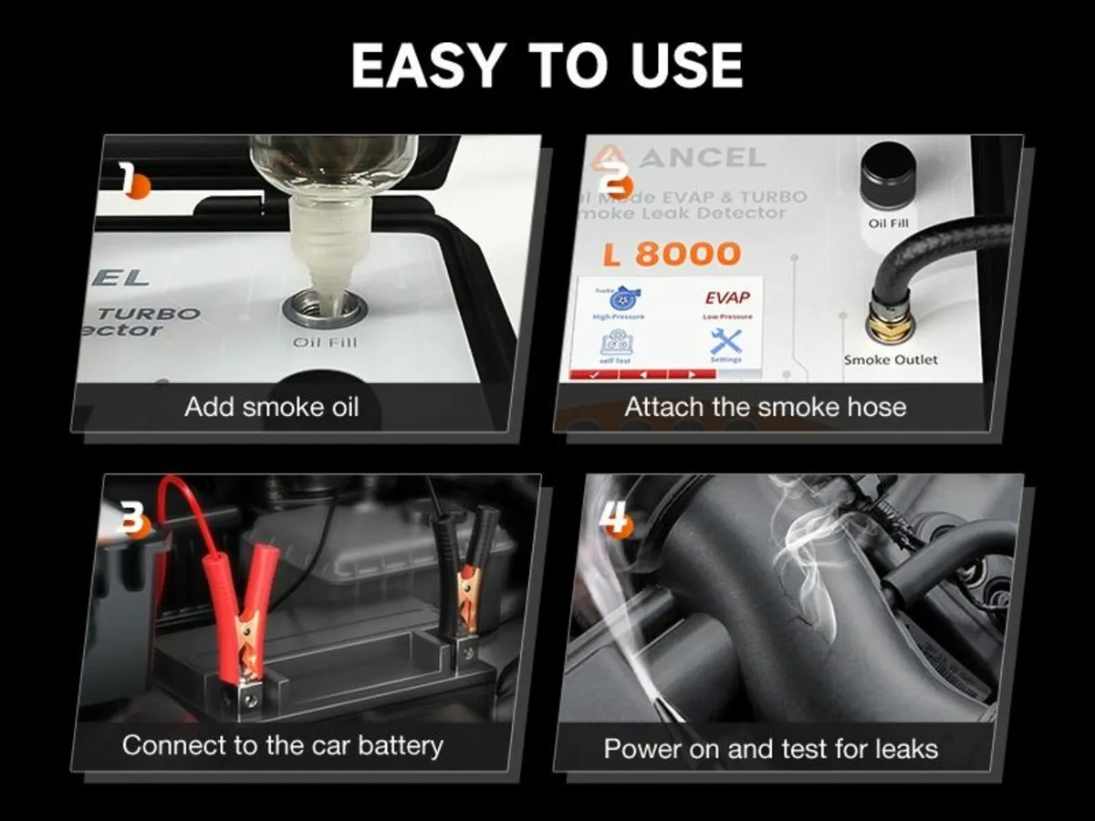 ANCEL L8000 Automotive Smoke Machine - Image 2