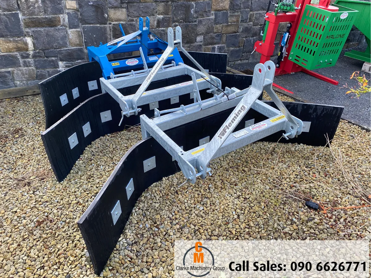 Fleming 3 Point Linkage Yard Scrapers - Image 1