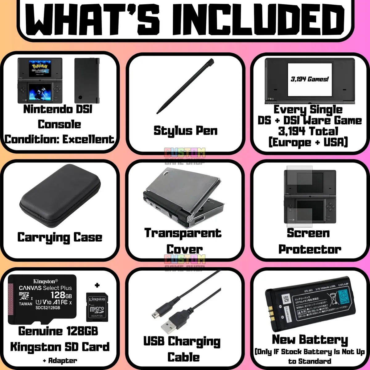 Nintendo DSI + Tons Of Extras DS - Image 2