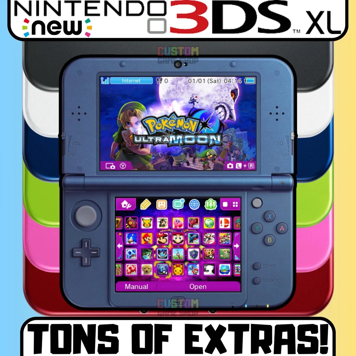 Nintendo New 3DS XL Consoles + Tons Of Extras! - Image 1