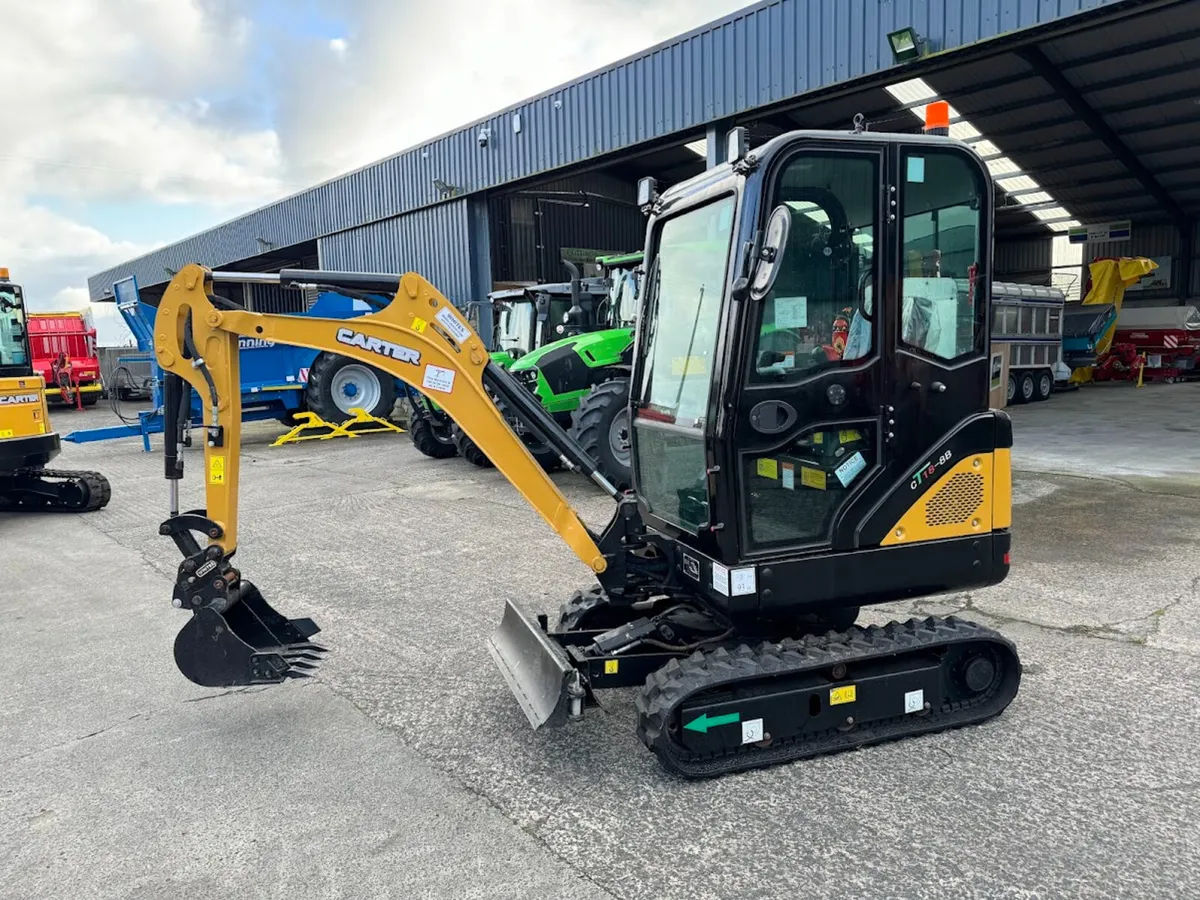 New Carter CT18 Mini Digger (1.9 Ton) - Image 1